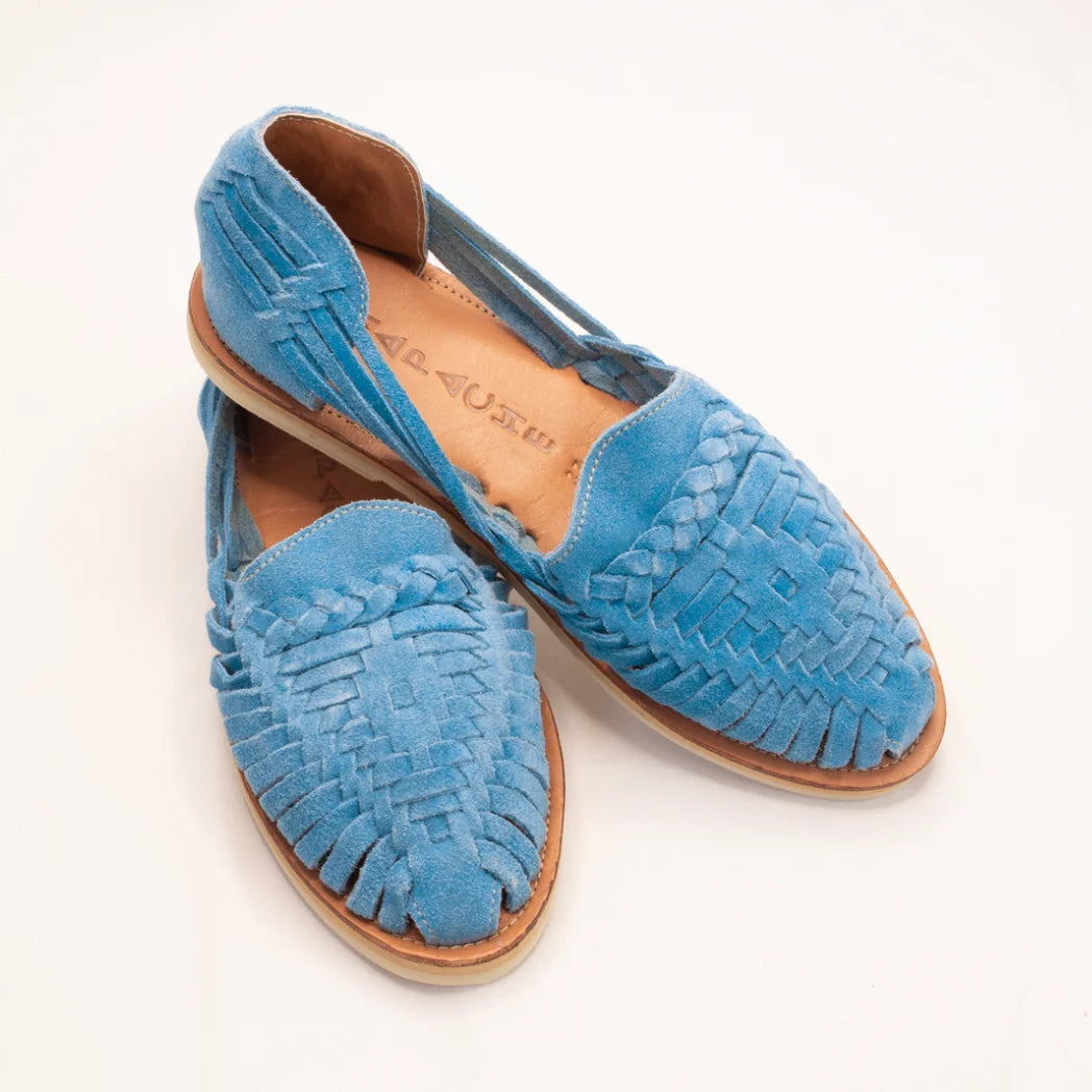 Mapache - Huaraches - Alegre Suede Baby Blue