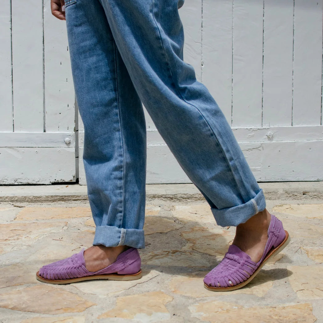 Mapache - Huaraches - Alegre Suede Lilas